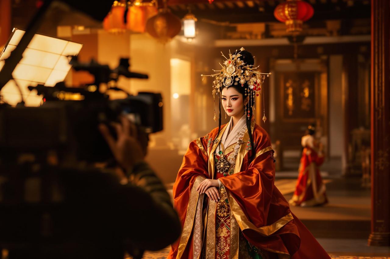 每日吃瓜黑料 - 古装剧组女主演替身曝光正脸，颜值惊艳引发换角呼声